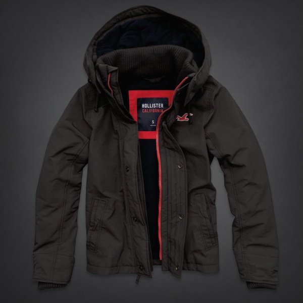 Hollister Hombres Todo Clima Chaquetas HCO4712